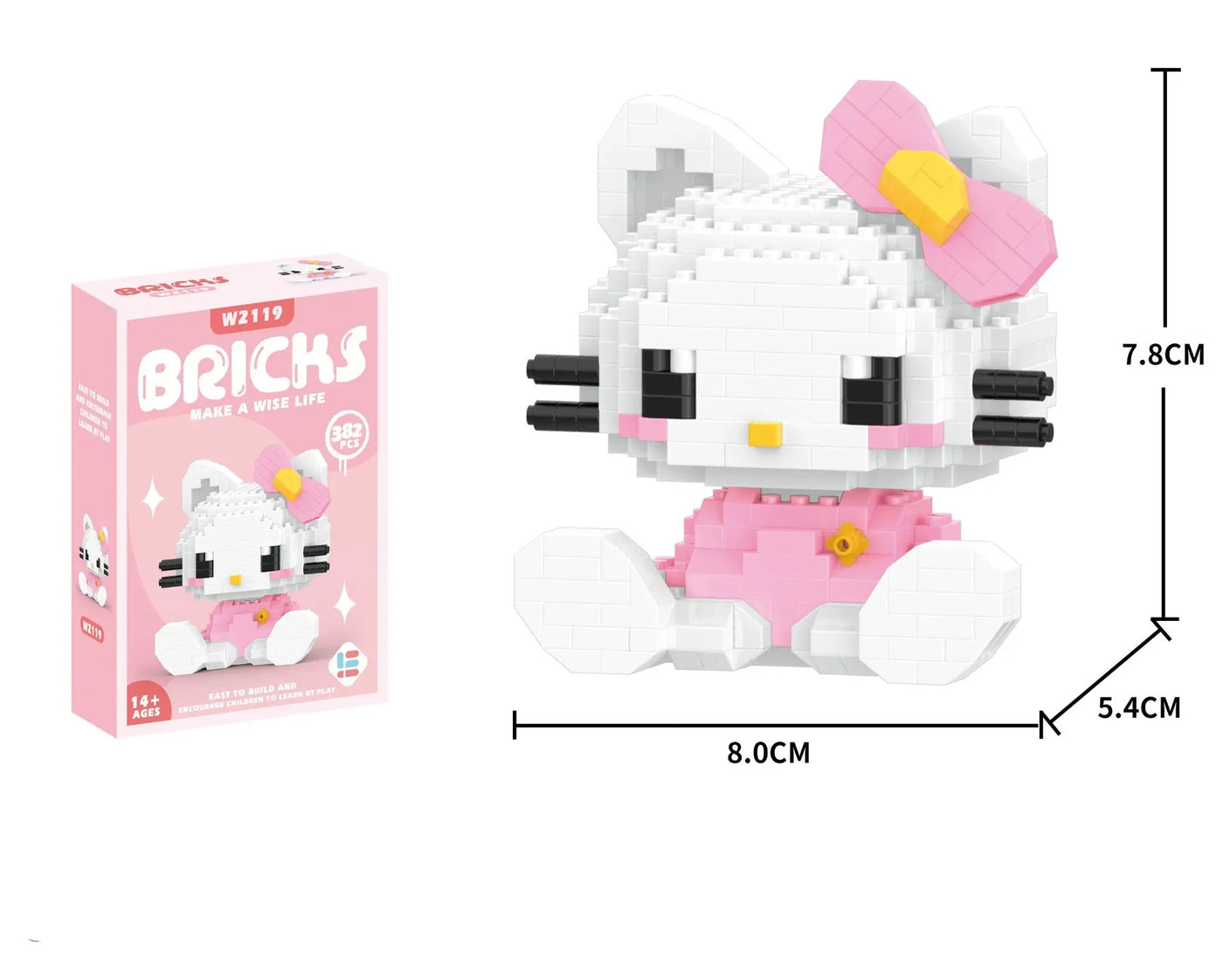 Bloques de Construcción Sanrio, Figuras Armables y Decorativas