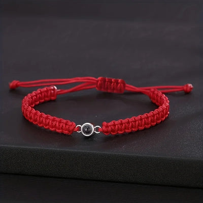 Colorful Braided Rope Projection Bracelet