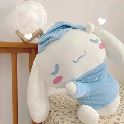 Kawaii Dreamtime Dolls – Sanrio Cinnamoroll, Melody & Kuromi Soft Sleeping Plushies for Girls