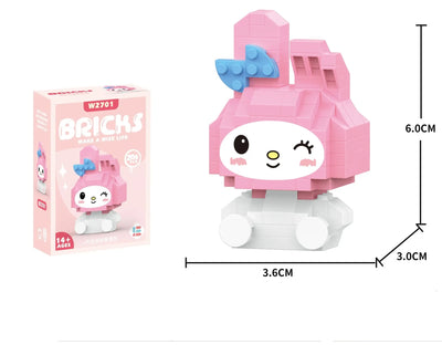 Bloques de Construcción Sanrio, Figuras Armables y Decorativas